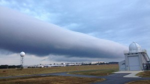 Arcus cloud horizontal tornado