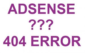 adsense ads 404 pages