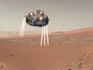 Schiaparelli landing on Mars