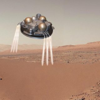 Schiaparelli landing on Mars